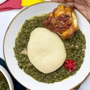 Cassava Leaf with Fufu