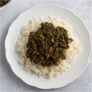 Cassava Leaf with Rice