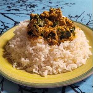 Egussi Soup with Rice